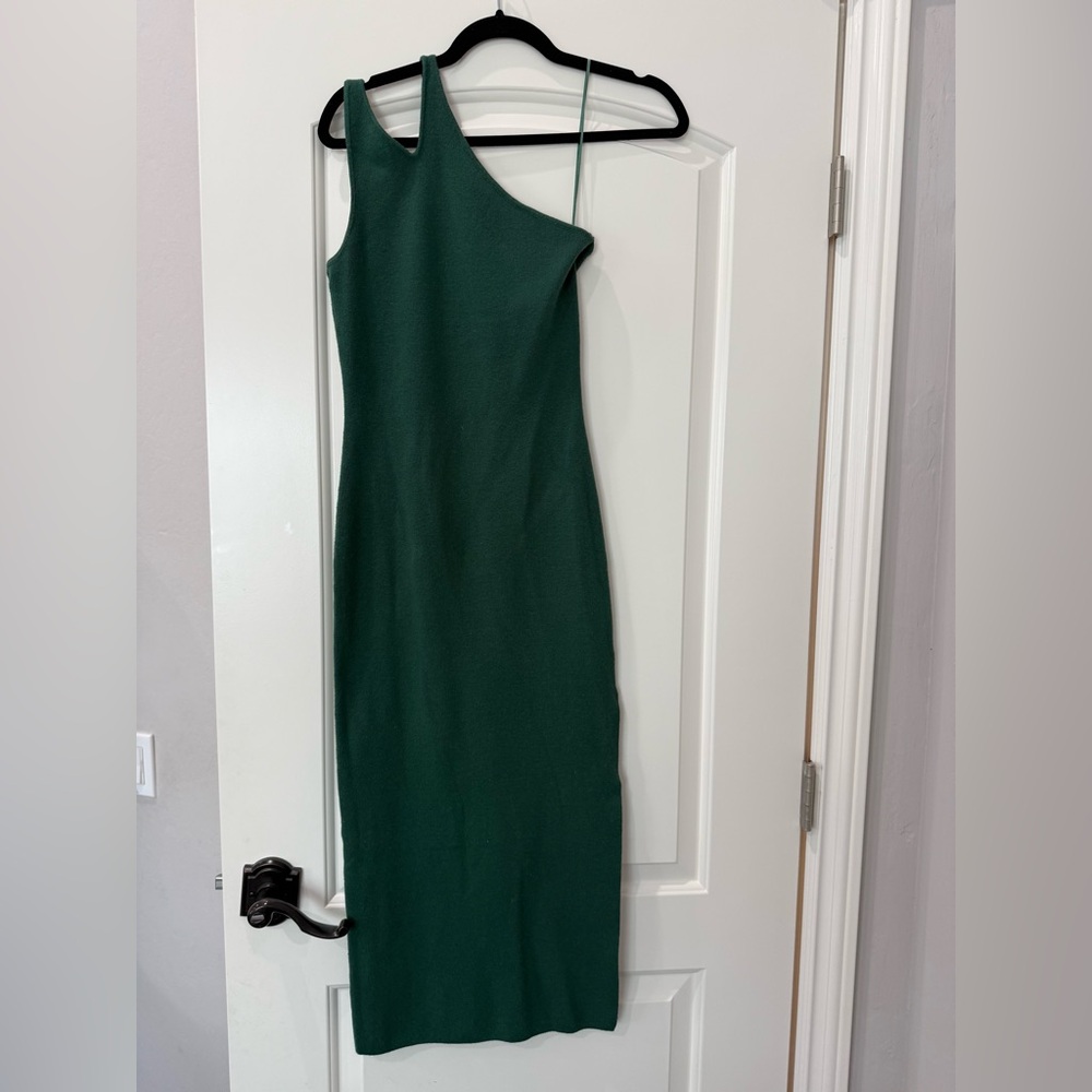 Petal & Pup Forest Green Knitwear Dress